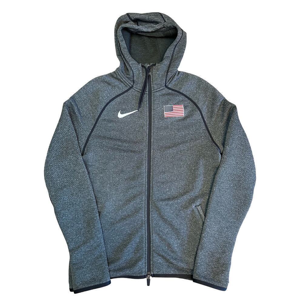 Nike USA Pro Elite Track Jacket GRAY‎ Medium